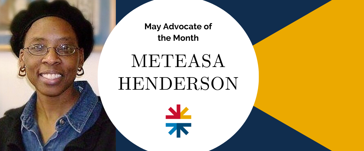 banner image with headshot of meteasa henderson